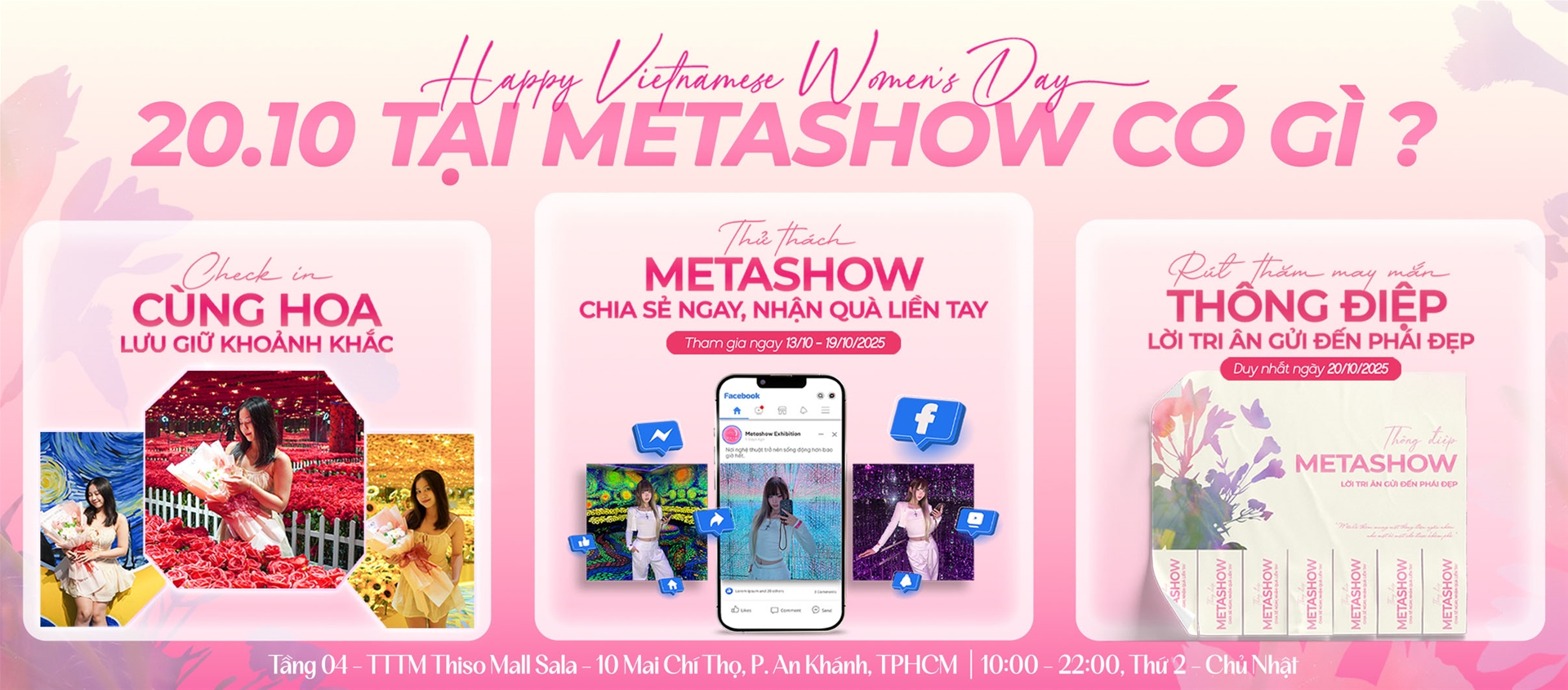 Hoa nở cùng Van Gogh – Rực rỡ ngày 20/10 tại Metashow
