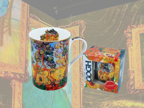 Ly sứ Carmani in hình tác phẩm Van Gogh 