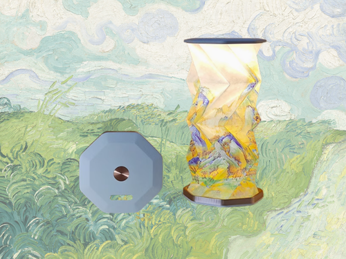 Đèn led trang trí in tác phẩm Van Gogh 