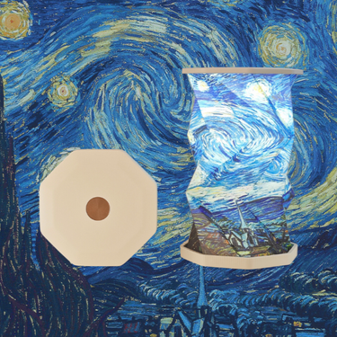 Đèn led trang trí in tác phẩm Van Gogh 