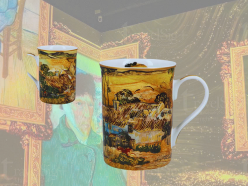 Ly sứ Carmani in hình tác phẩm Van Gogh 