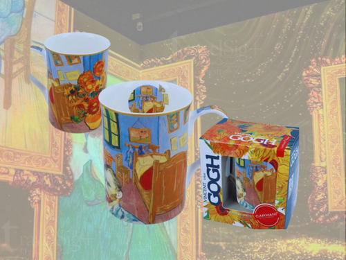 Ly sứ Carmani in hình tác phẩm Van Gogh 