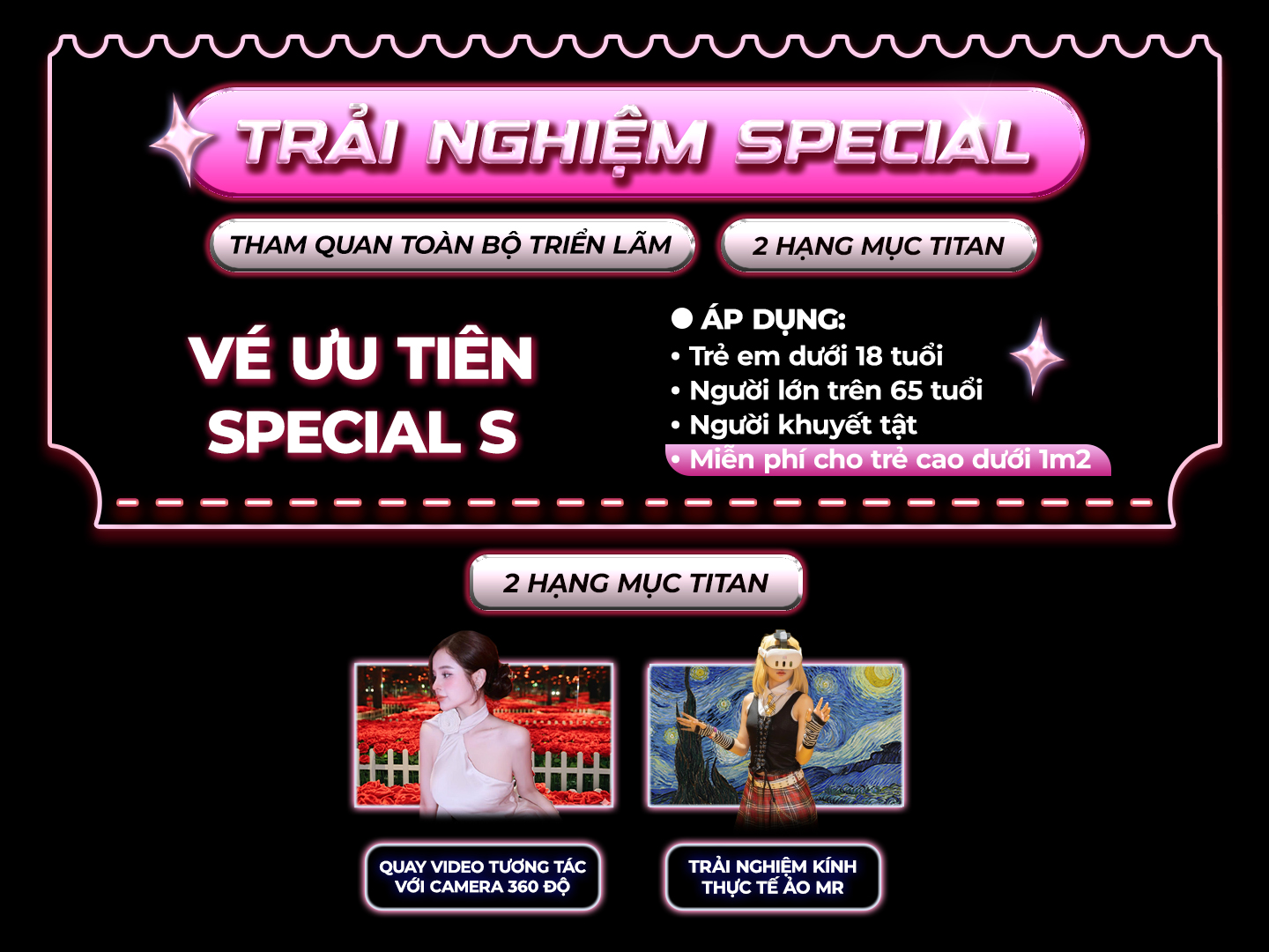 Vé Trẻ em - SPECIAL S 