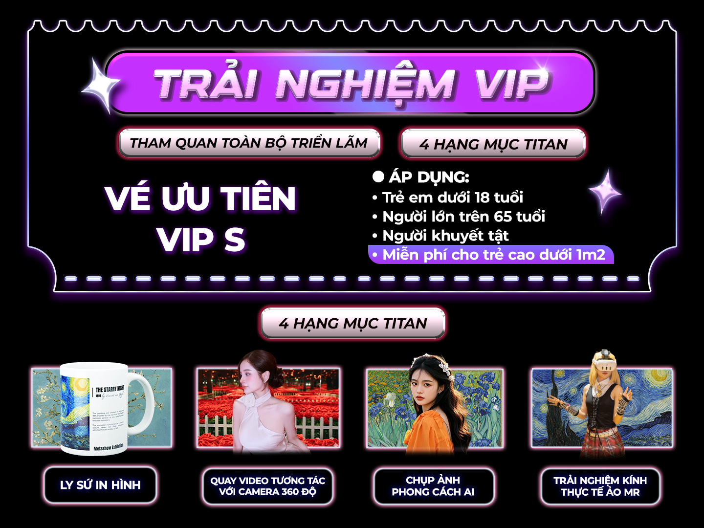 Vé trẻ em - VIP S